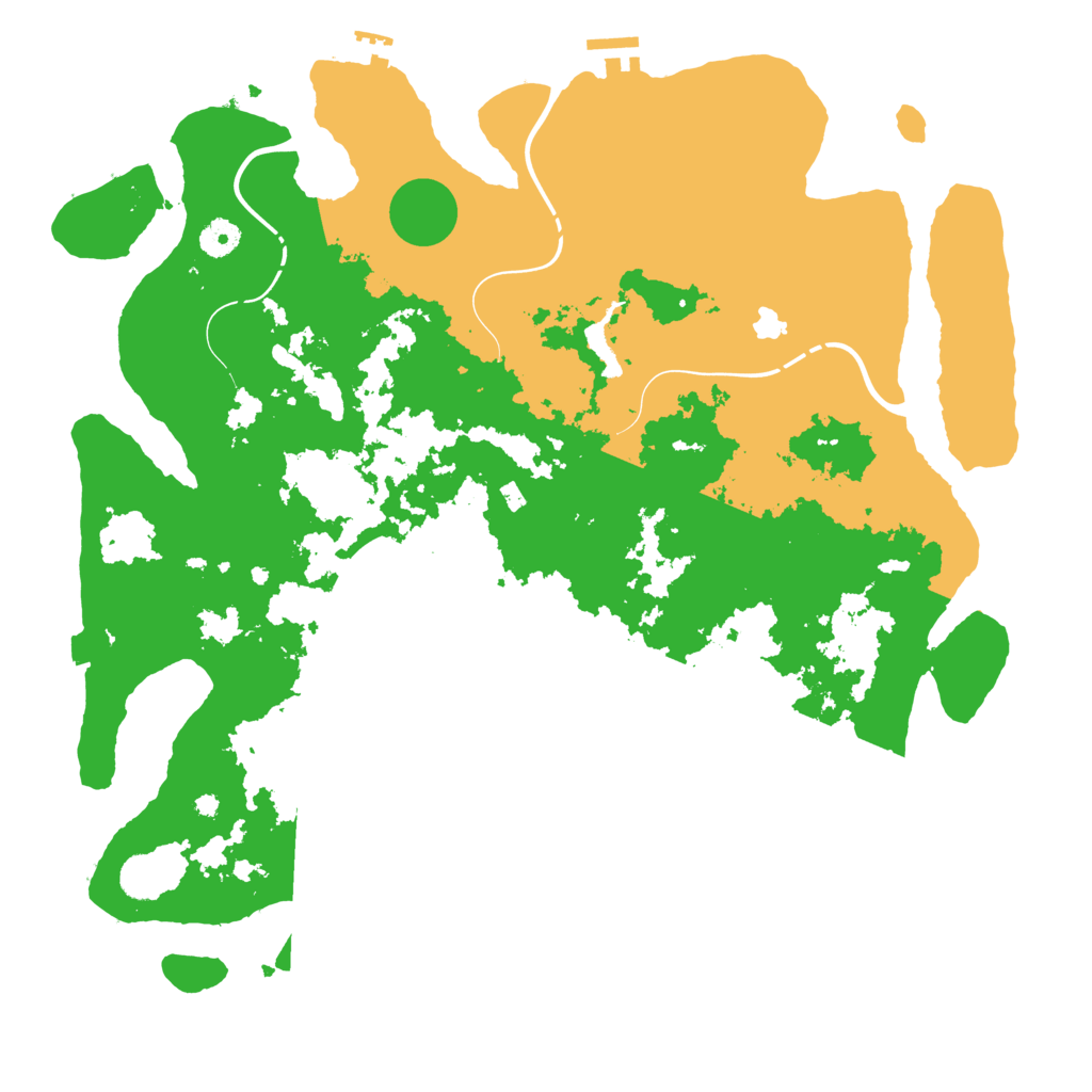 Biome Rust Map: Procedural Map, Size: 4250, Seed: 800202470