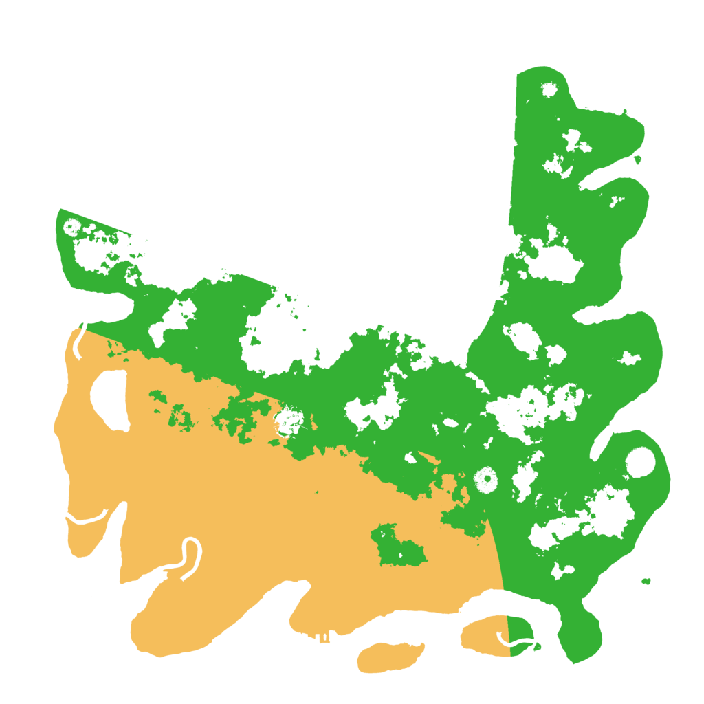 Biome Rust Map: Procedural Map, Size: 4300, Seed: 60445301