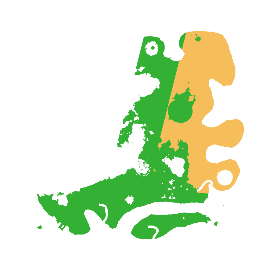 Biome Rust Map: Procedural Map, Size: 3000, Seed: 91861