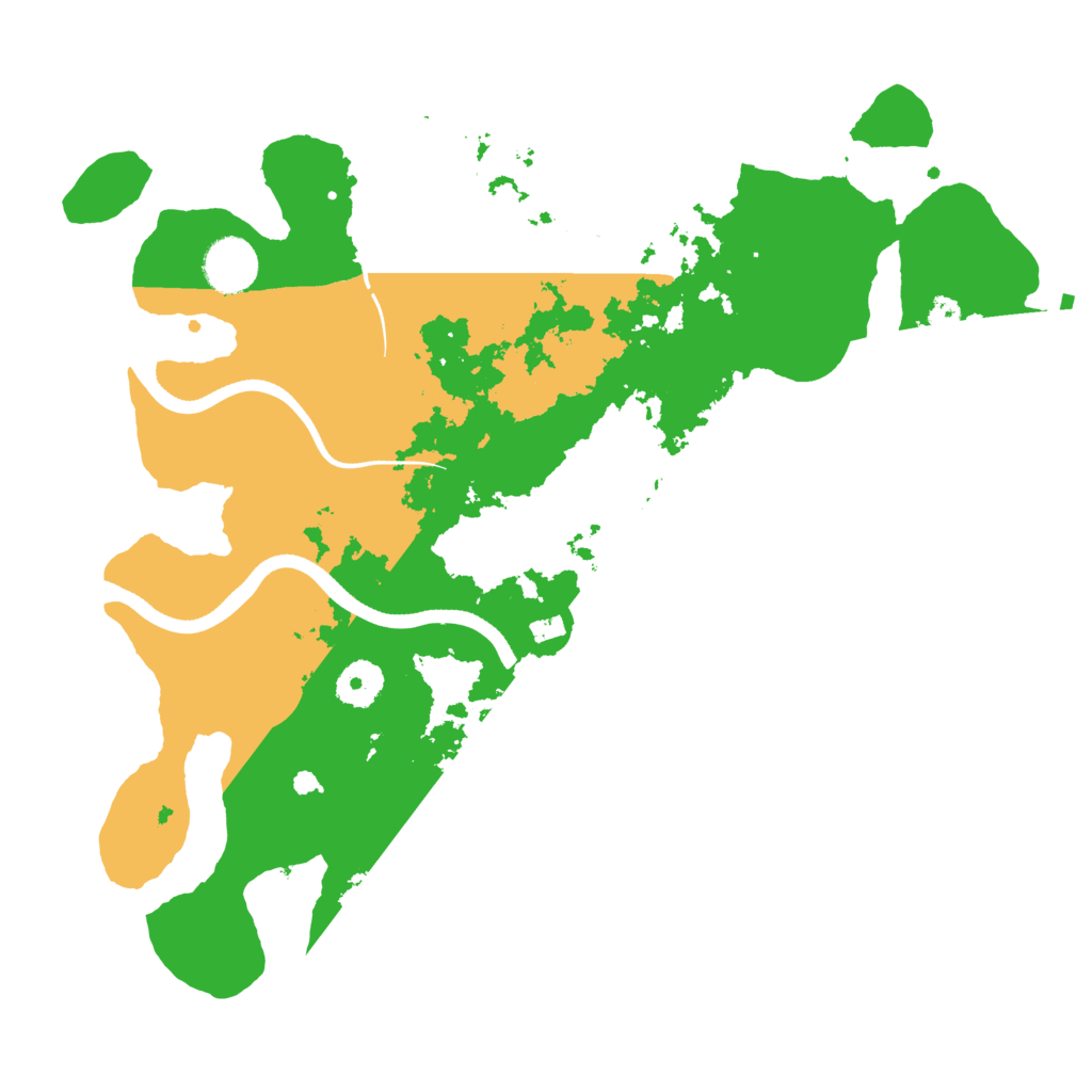 Biome Rust Map: Procedural Map, Size: 3550, Seed: 29943494