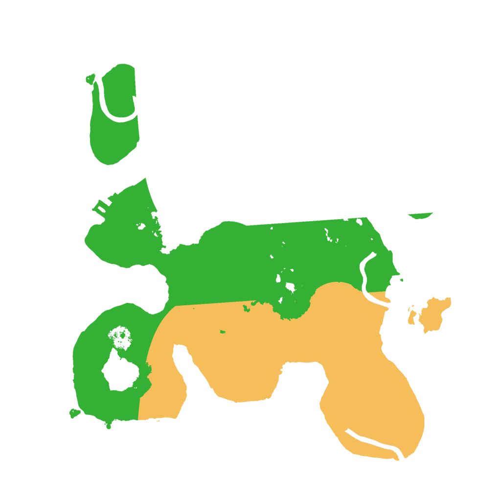 Biome Rust Map: Procedural Map, Size: 2400, Seed: 342224496