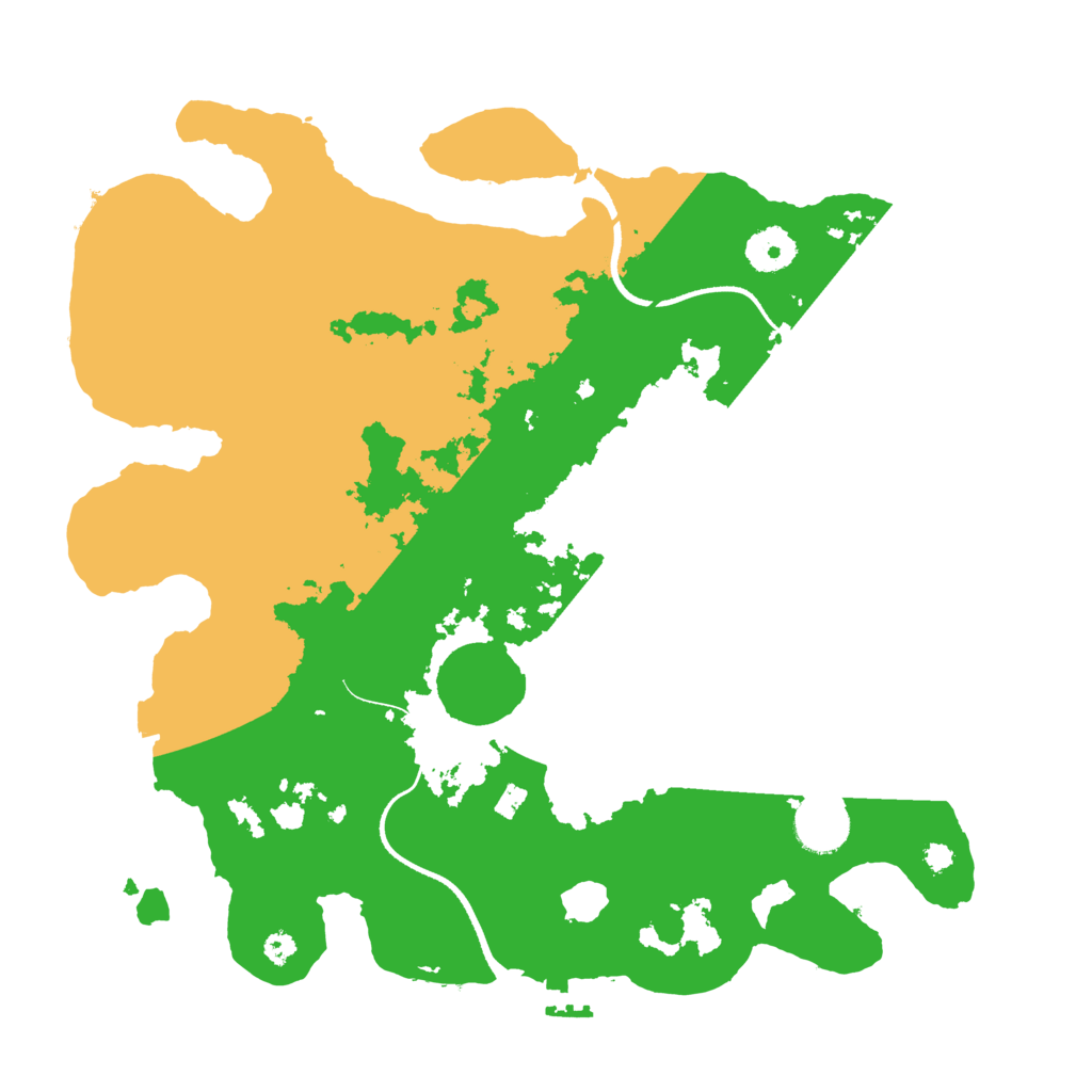 Biome Rust Map: Procedural Map, Size: 3500, Seed: 1564143192