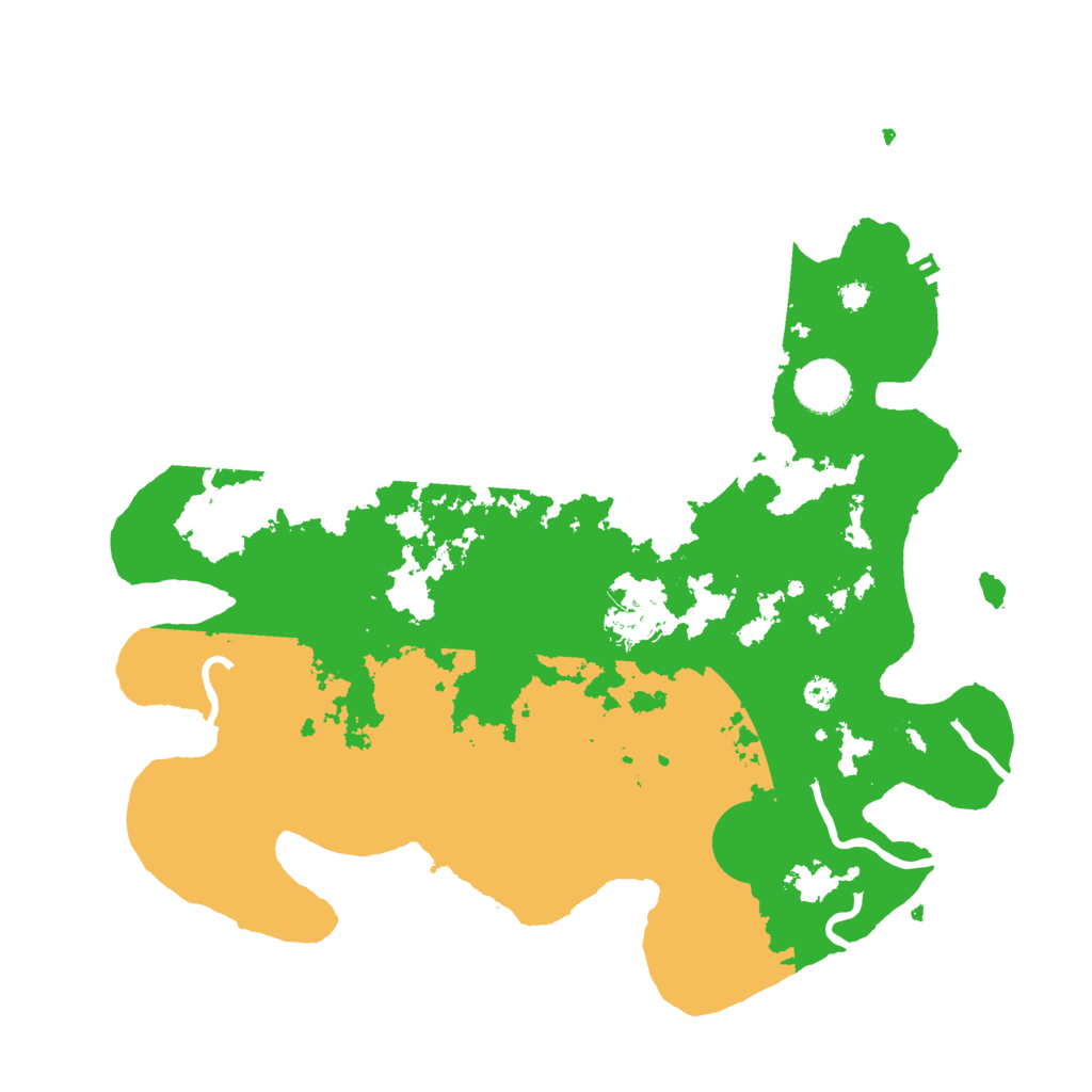 Biome Rust Map: Procedural Map, Size: 3500, Seed: 719927958