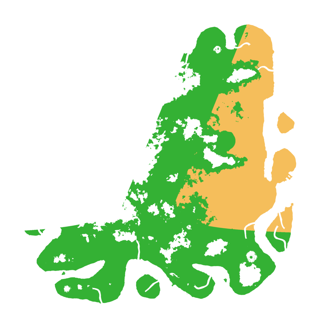 Biome Rust Map: Procedural Map, Size: 4500, Seed: 1971226