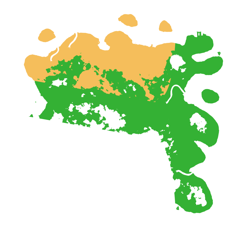 Biome Rust Map: Procedural Map, Size: 3500, Seed: 1128141128