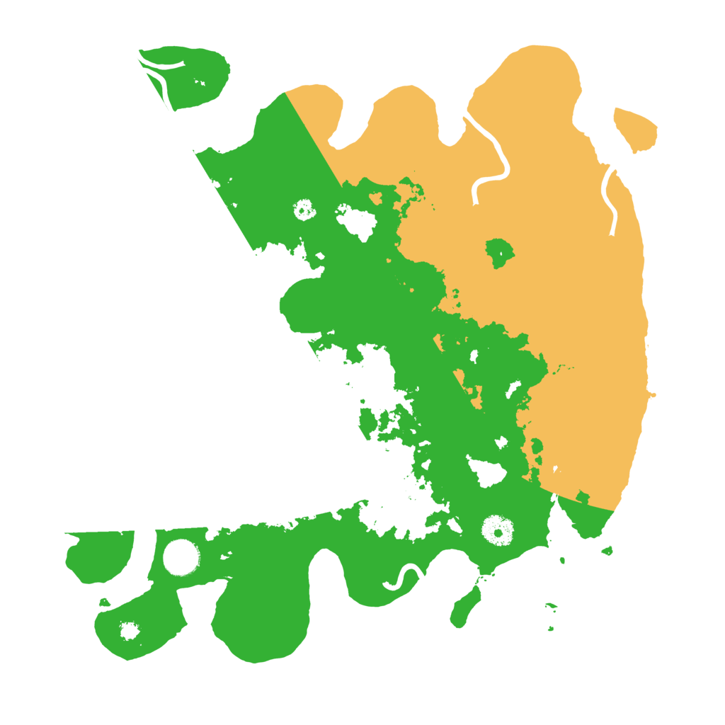 Biome Rust Map: Procedural Map, Size: 3500, Seed: 584072529