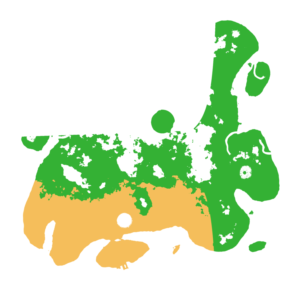 Biome Rust Map: Procedural Map, Size: 3500, Seed: 63246729