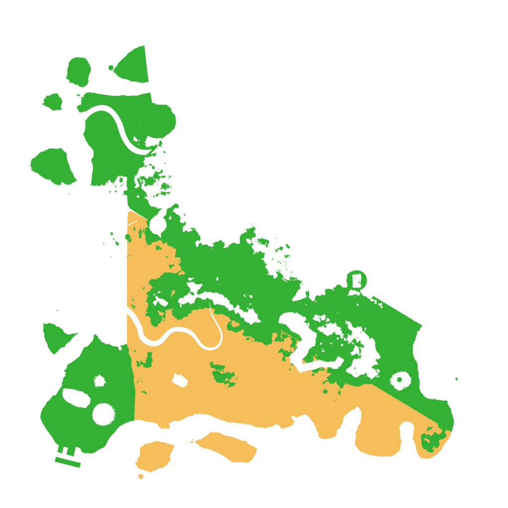 Biome Rust Map: Procedural Map, Size: 4000, Seed: 8231