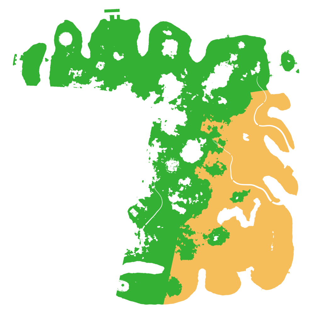 Biome Rust Map: Procedural Map, Size: 4250, Seed: 407099681