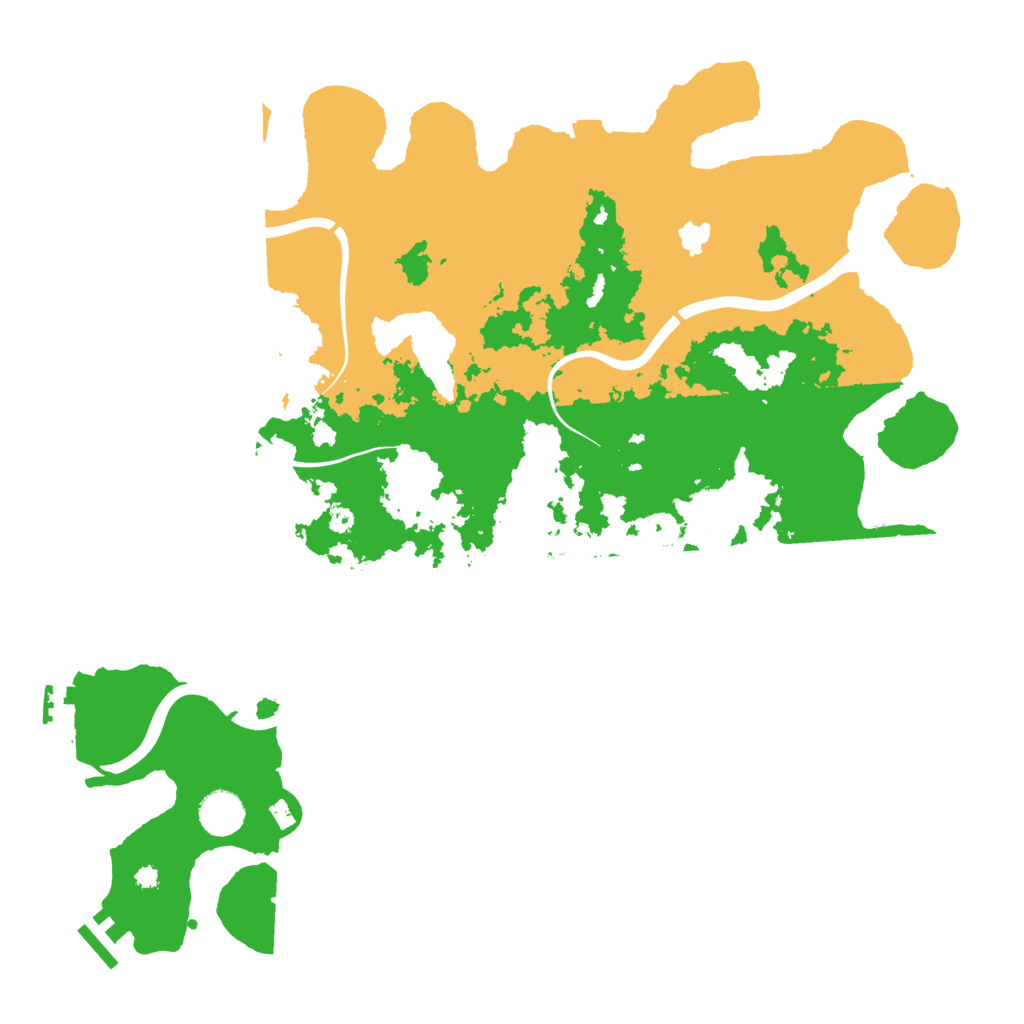 Biome Rust Map: Procedural Map, Size: 4000, Seed: 57932032