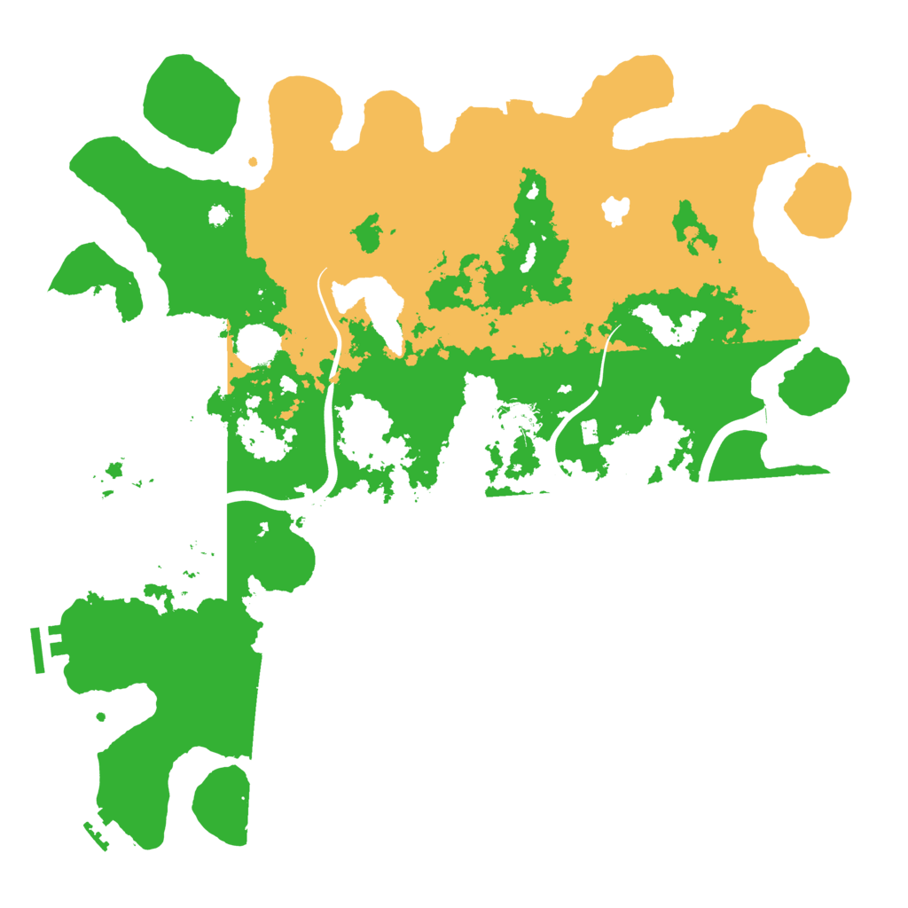 Biome Rust Map: Procedural Map, Size: 4000, Seed: 57932032