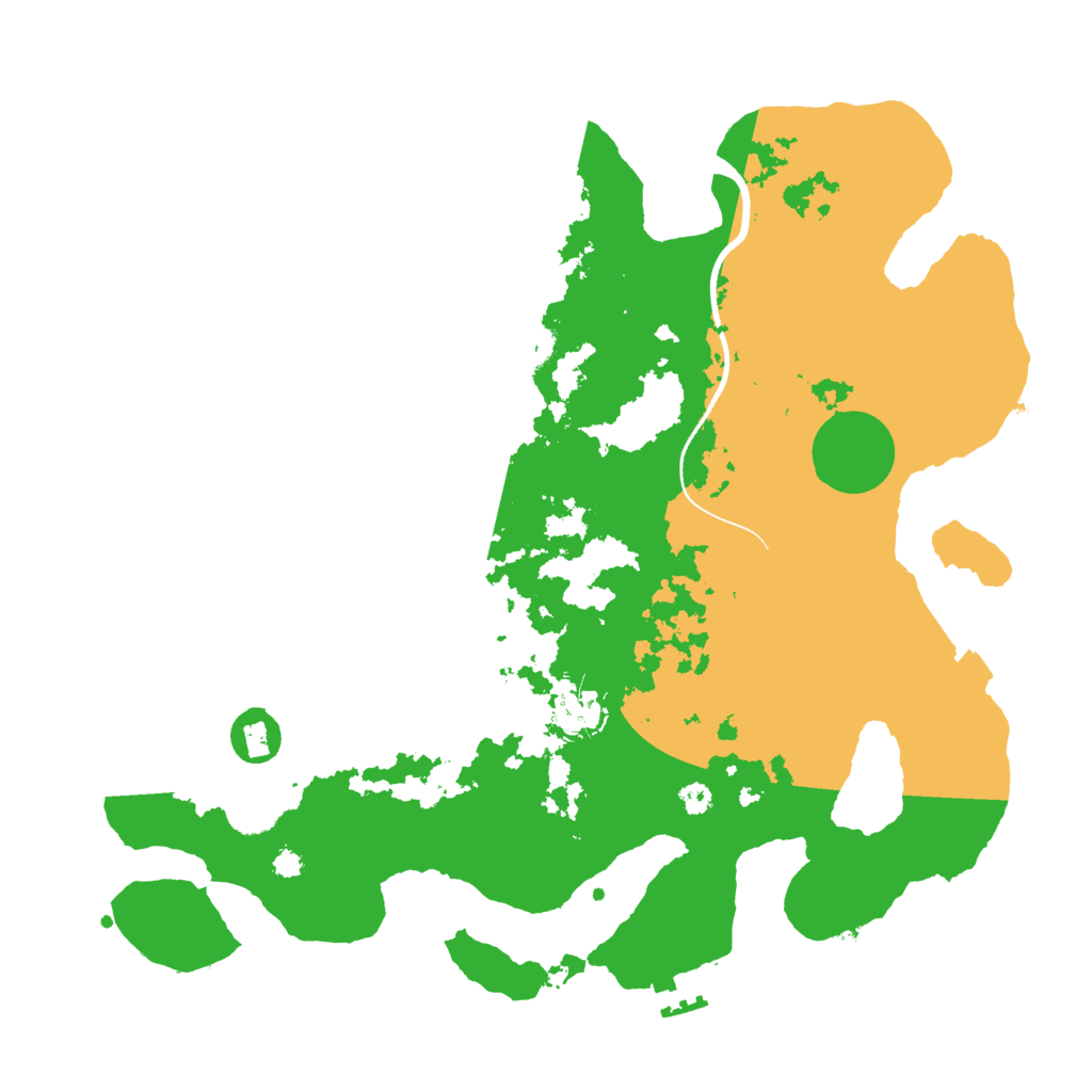 Biome Rust Map: Procedural Map, Size: 3500, Seed: 634823250