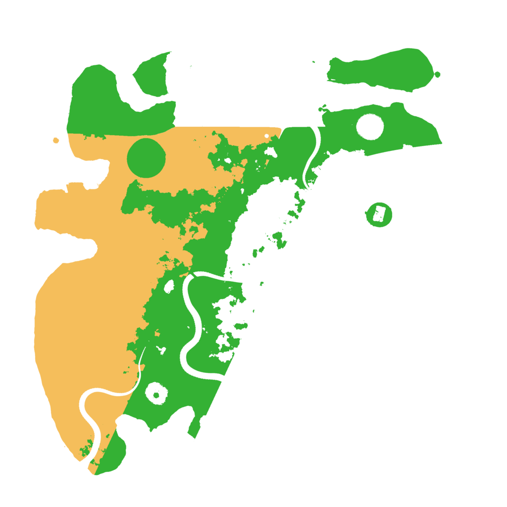 Biome Rust Map: Procedural Map, Size: 3500, Seed: 1857972956