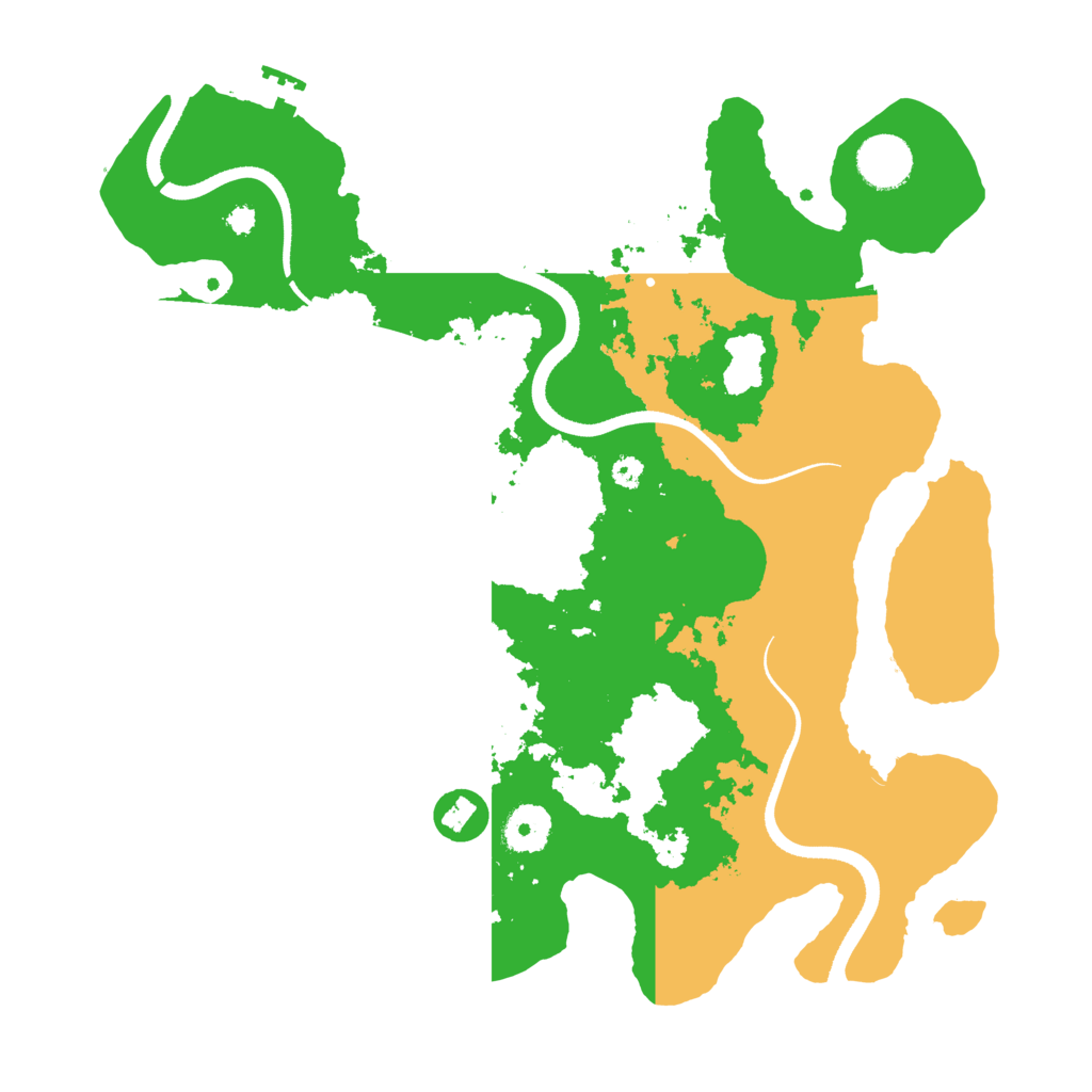 Biome Rust Map: Procedural Map, Size: 3500, Seed: 70625663