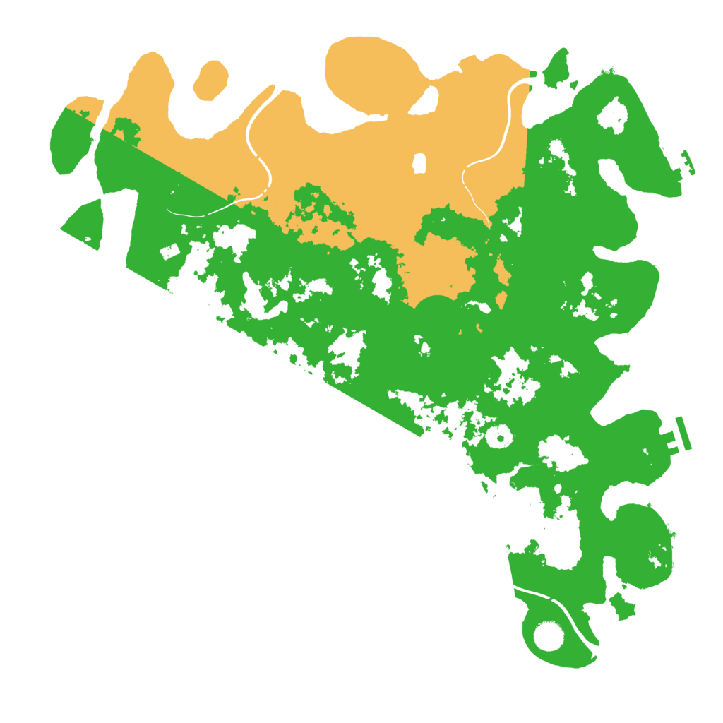 Biome Rust Map: Procedural Map, Size: 4250, Seed: 261178262