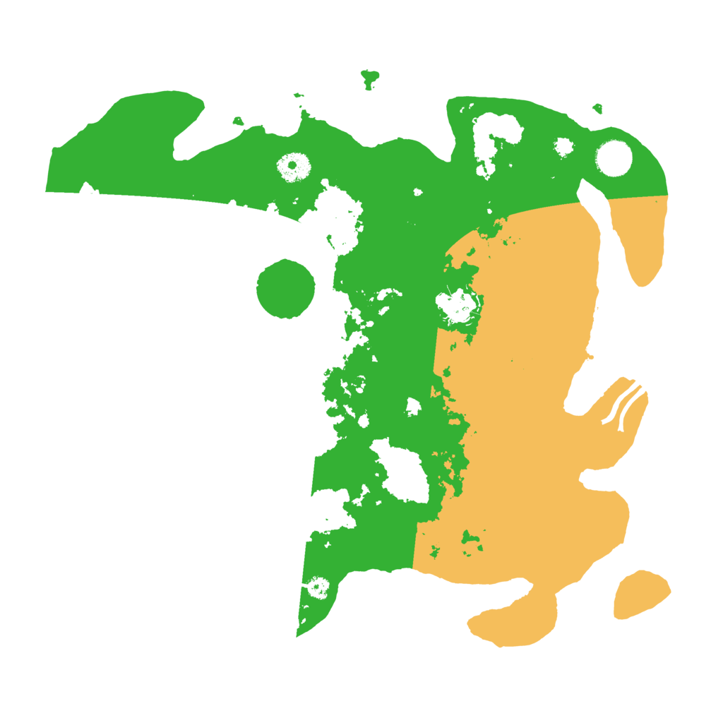 Biome Rust Map: Procedural Map, Size: 3500, Seed: 77933713