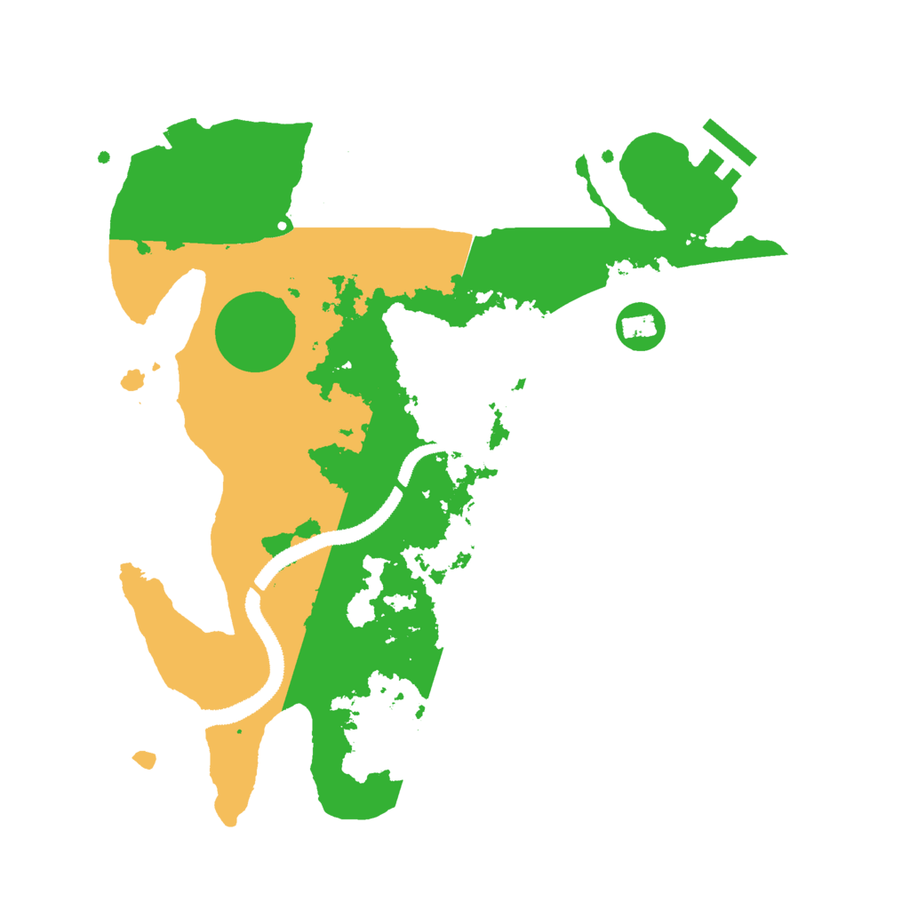 Biome Rust Map: Procedural Map, Size: 3000, Seed: 1542152816