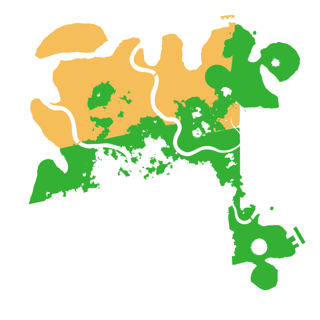 Biome Rust Map: Procedural Map, Size: 3500, Seed: 1577846996