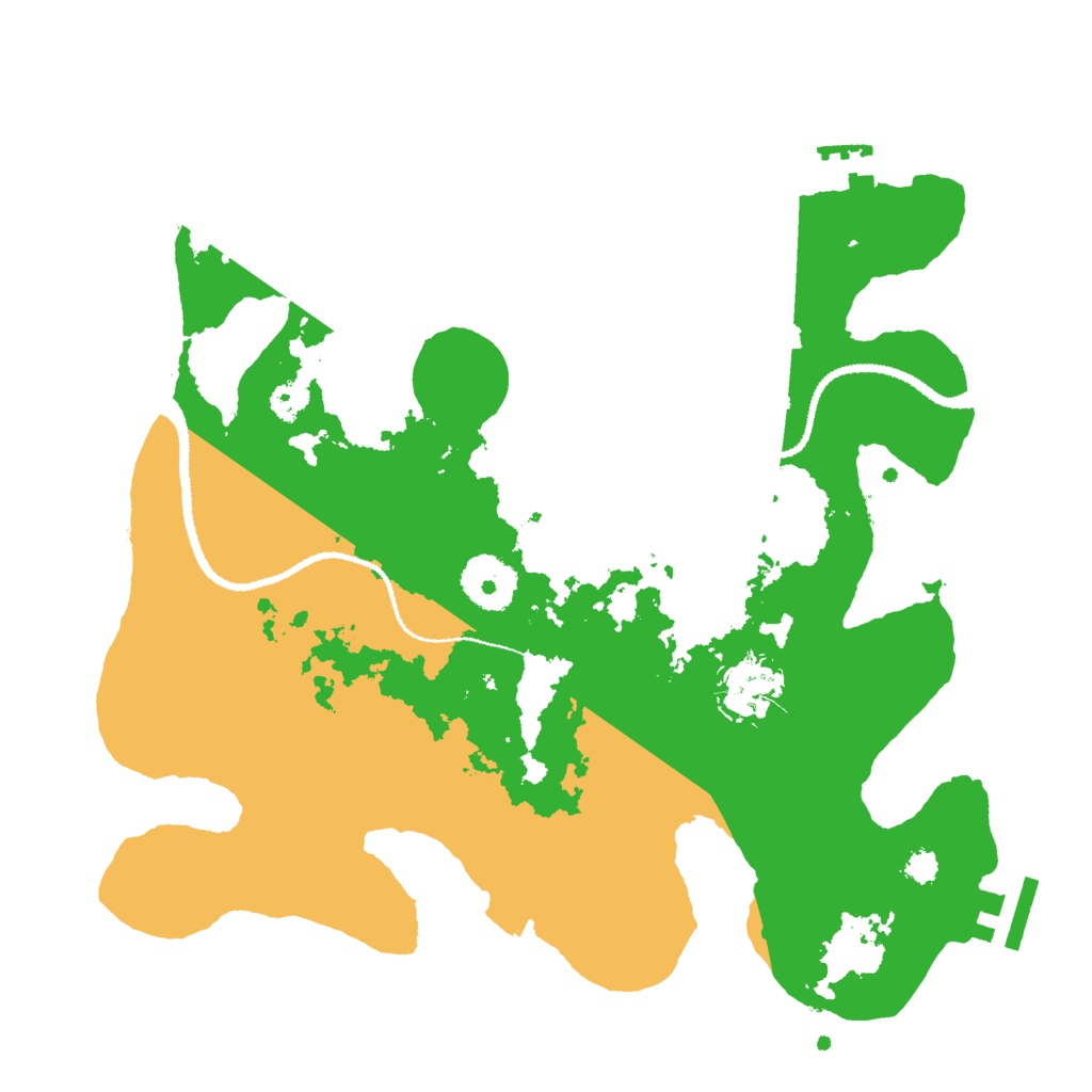 Biome Rust Map: Procedural Map, Size: 3000, Seed: 1941474021