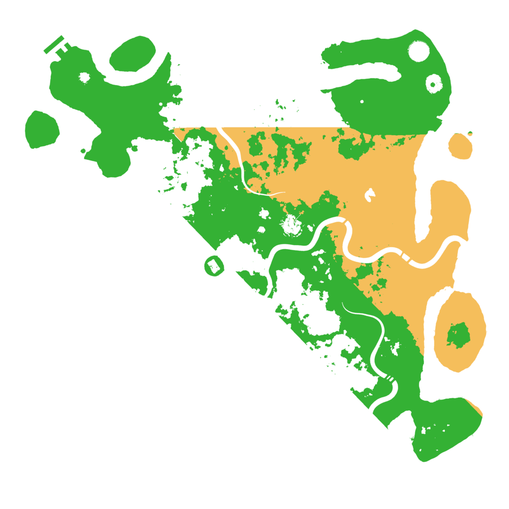 Biome Rust Map: Procedural Map, Size: 4300, Seed: 3150986