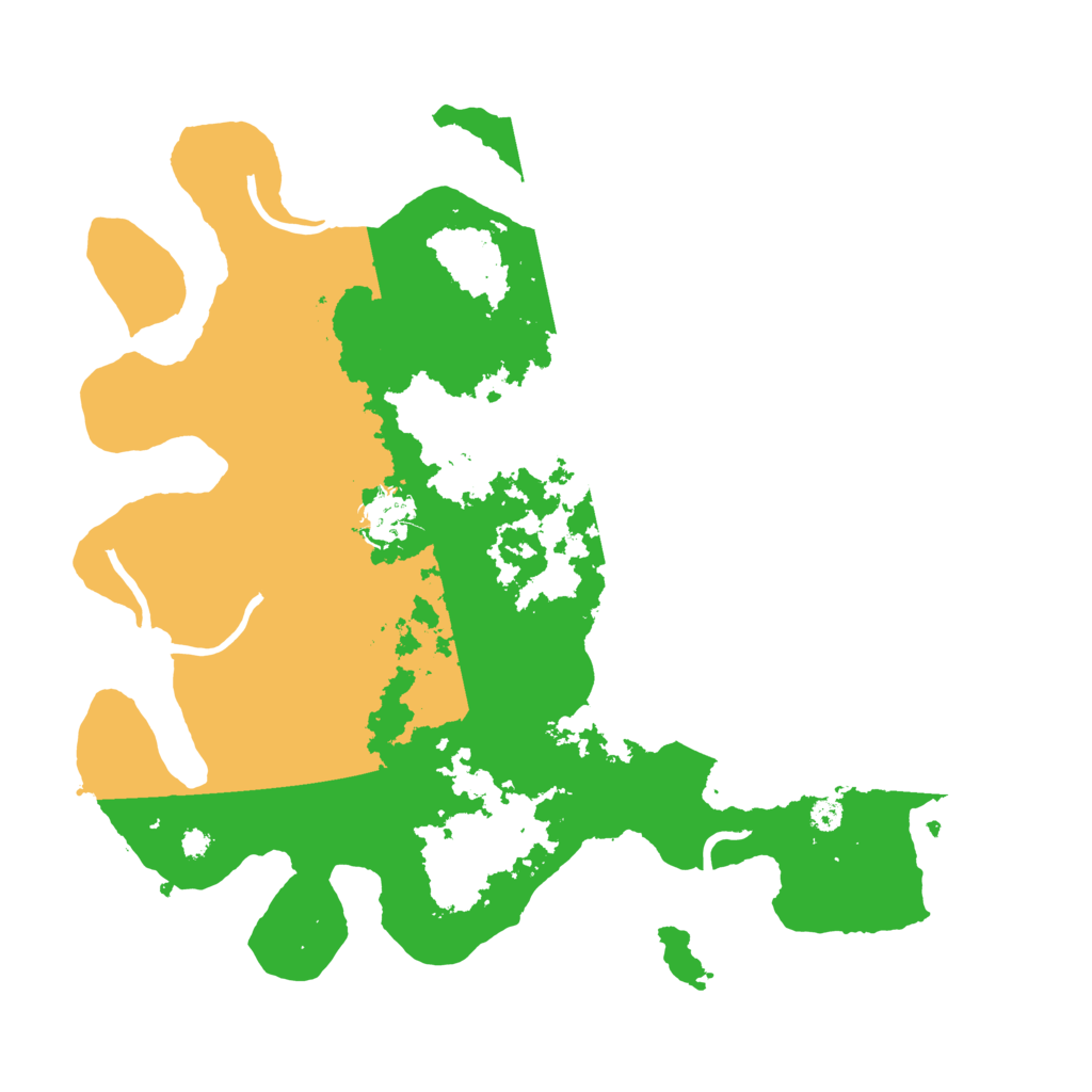 Biome Rust Map: Procedural Map, Size: 3500, Seed: 1863220521