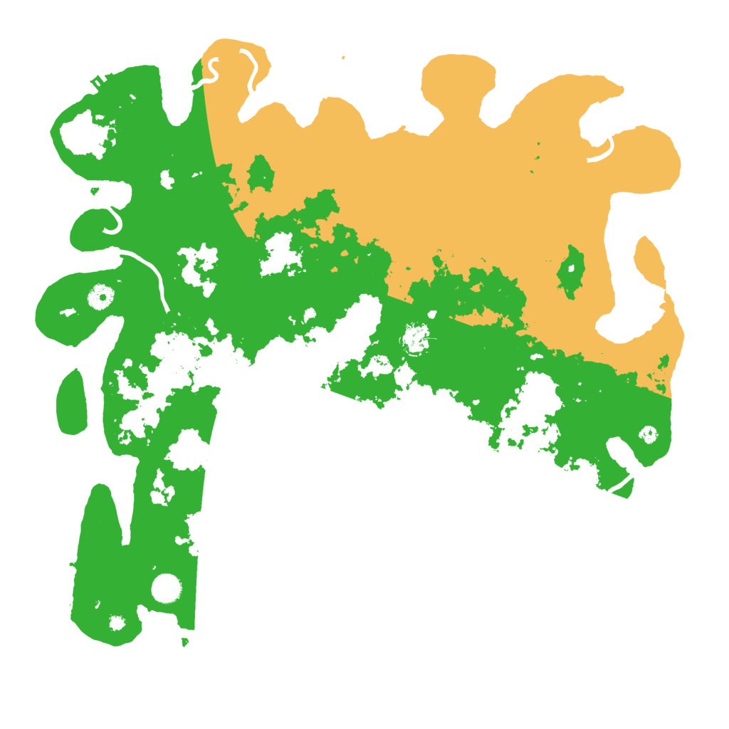 Biome Rust Map: Procedural Map, Size: 4300, Seed: 17181855