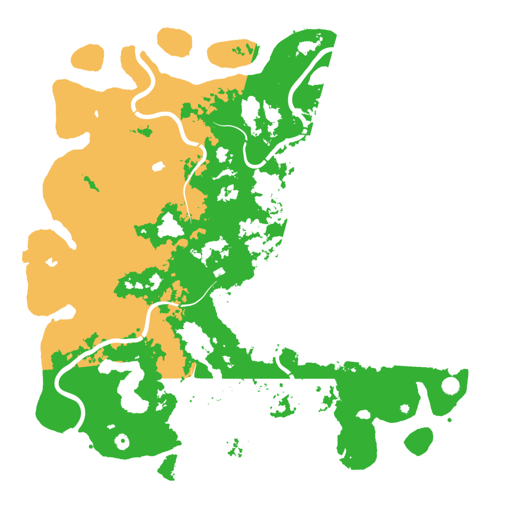 Biome Rust Map: Procedural Map, Size: 5000, Seed: 6937