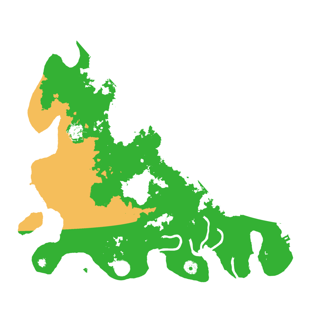 Biome Rust Map: Procedural Map, Size: 3500, Seed: 85998370