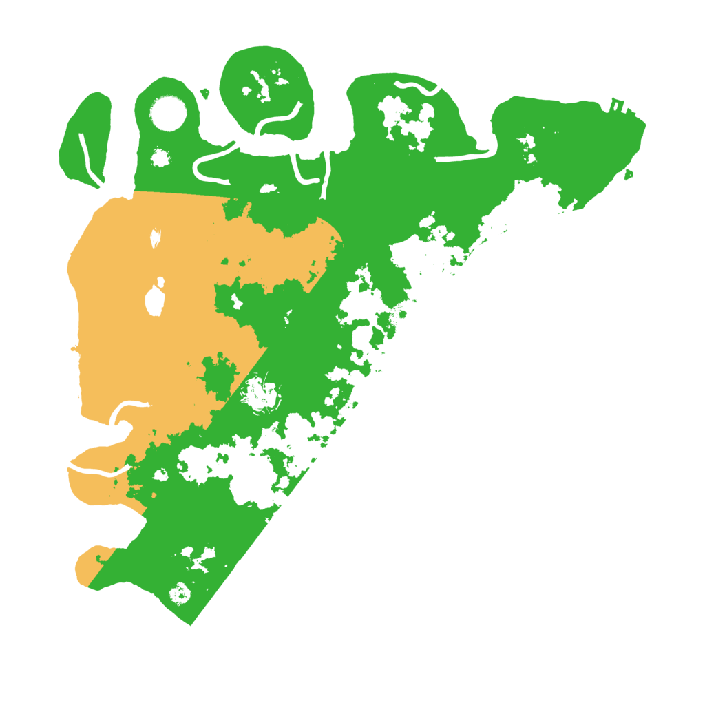 Biome Rust Map: Procedural Map, Size: 3500, Seed: 15975657