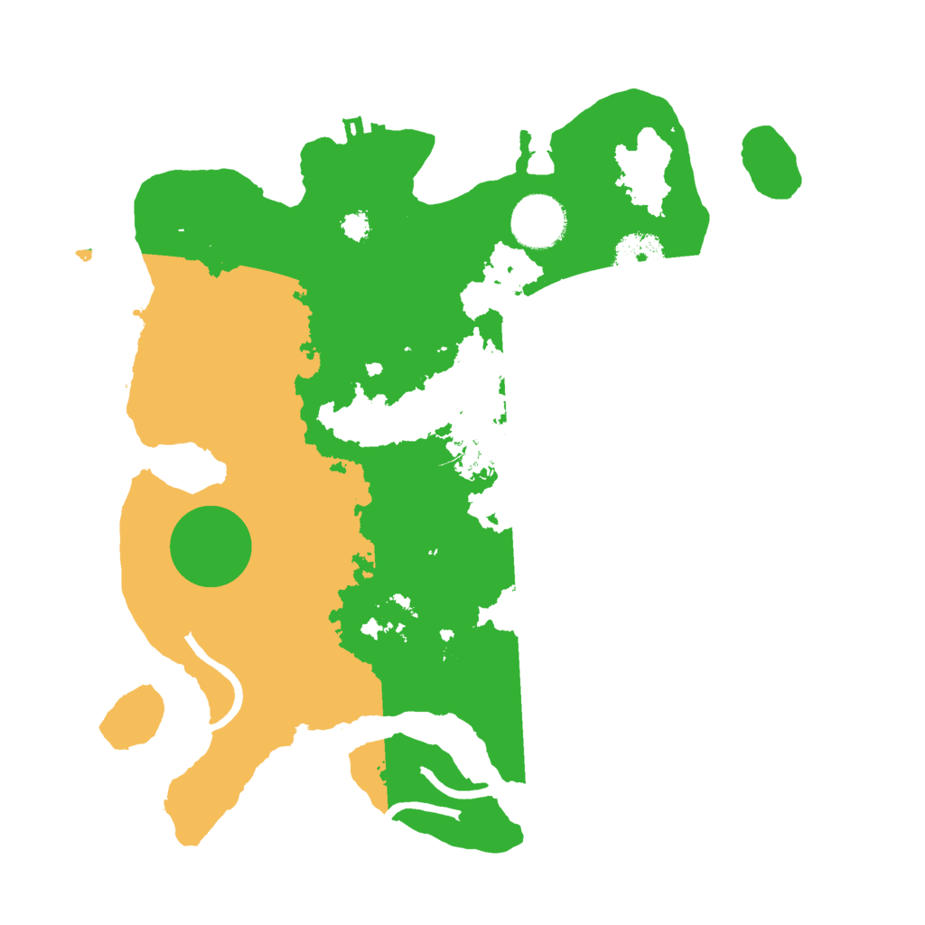 Biome Rust Map: Procedural Map, Size: 3000, Seed: 1075203179