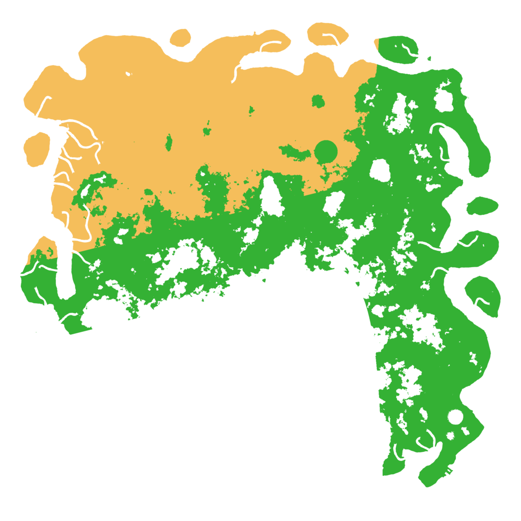 Biome Rust Map: Procedural Map, Size: 6000, Seed: 998111640