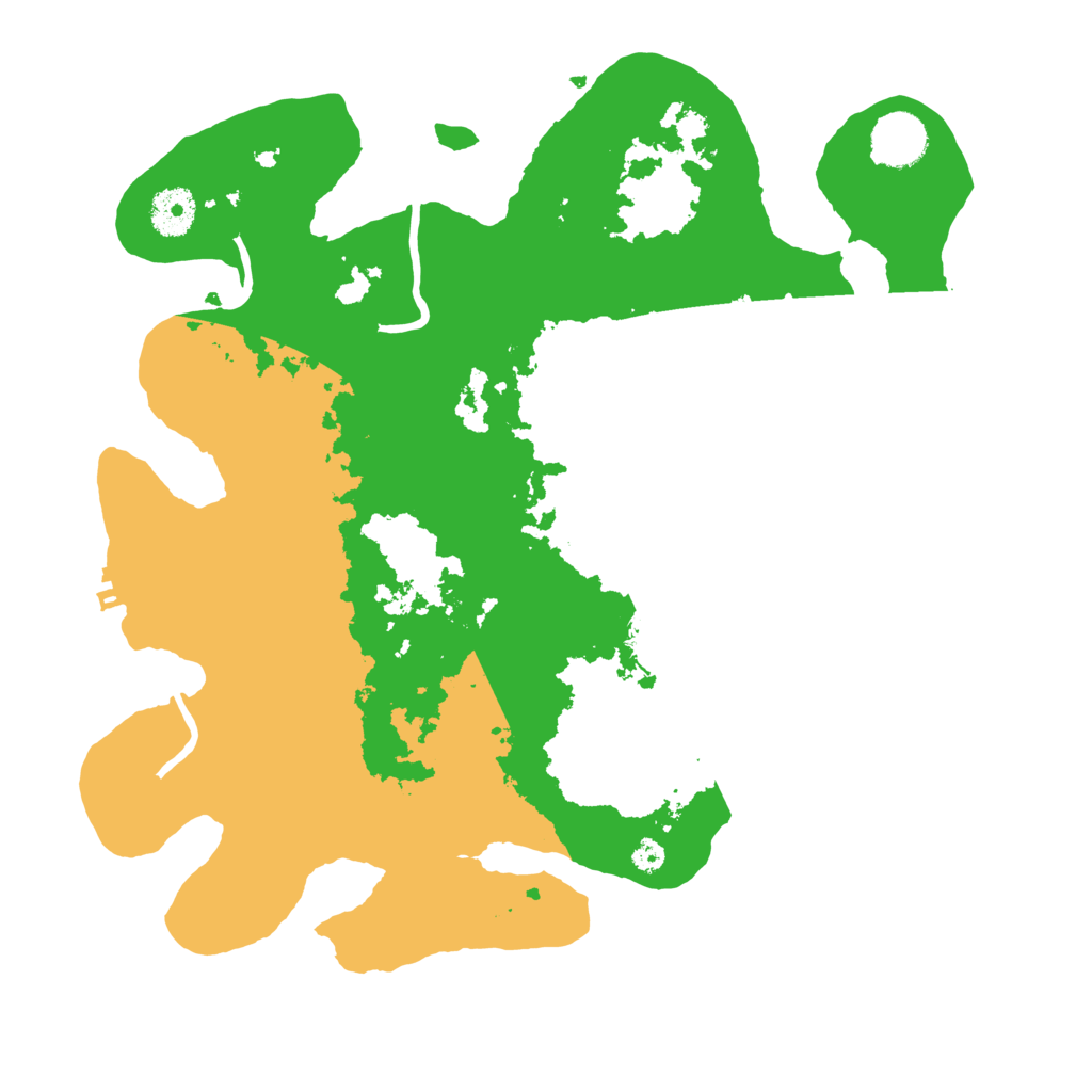 Biome Rust Map: Procedural Map, Size: 3500, Seed: 54518251
