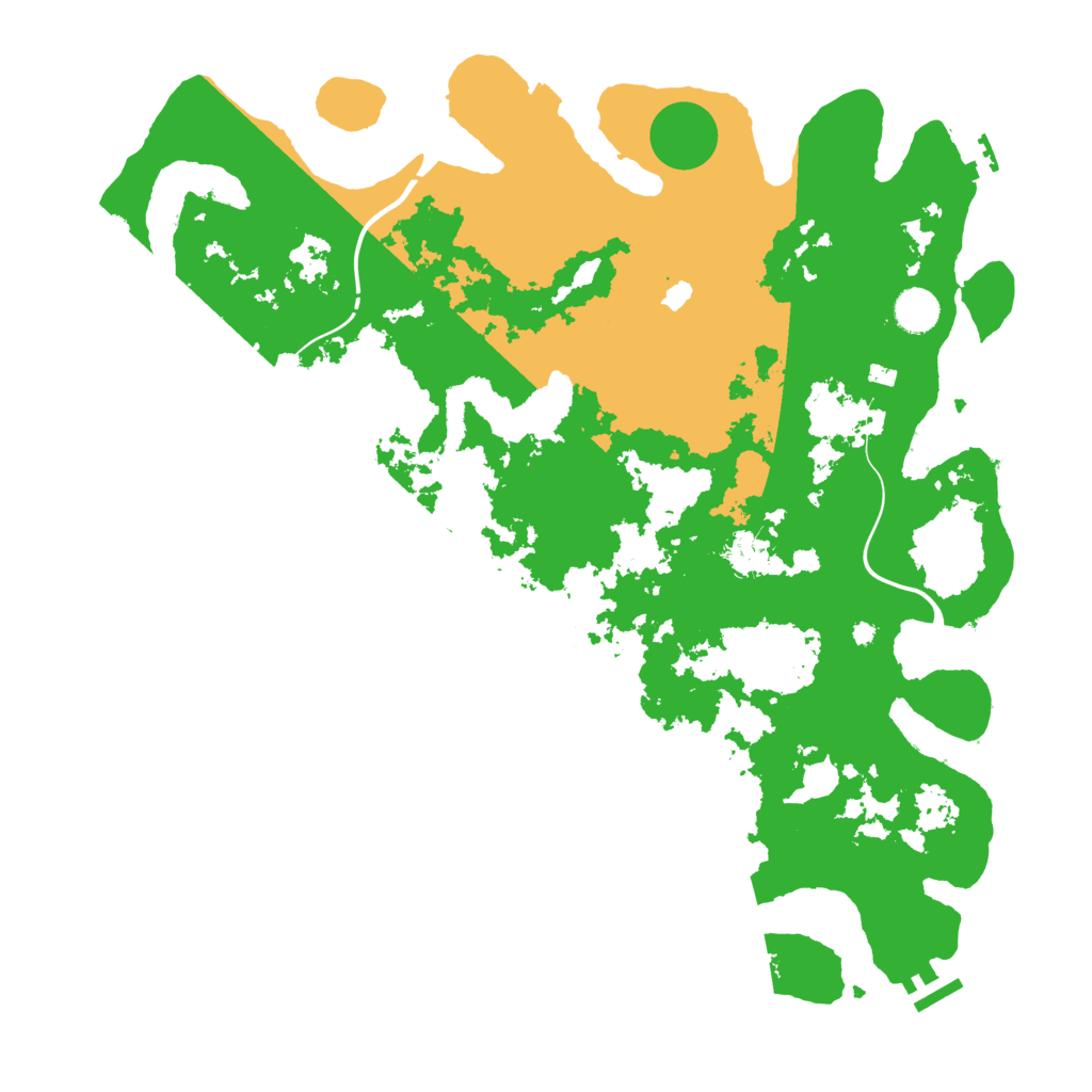 Biome Rust Map: Procedural Map, Size: 4250, Seed: 1219221015