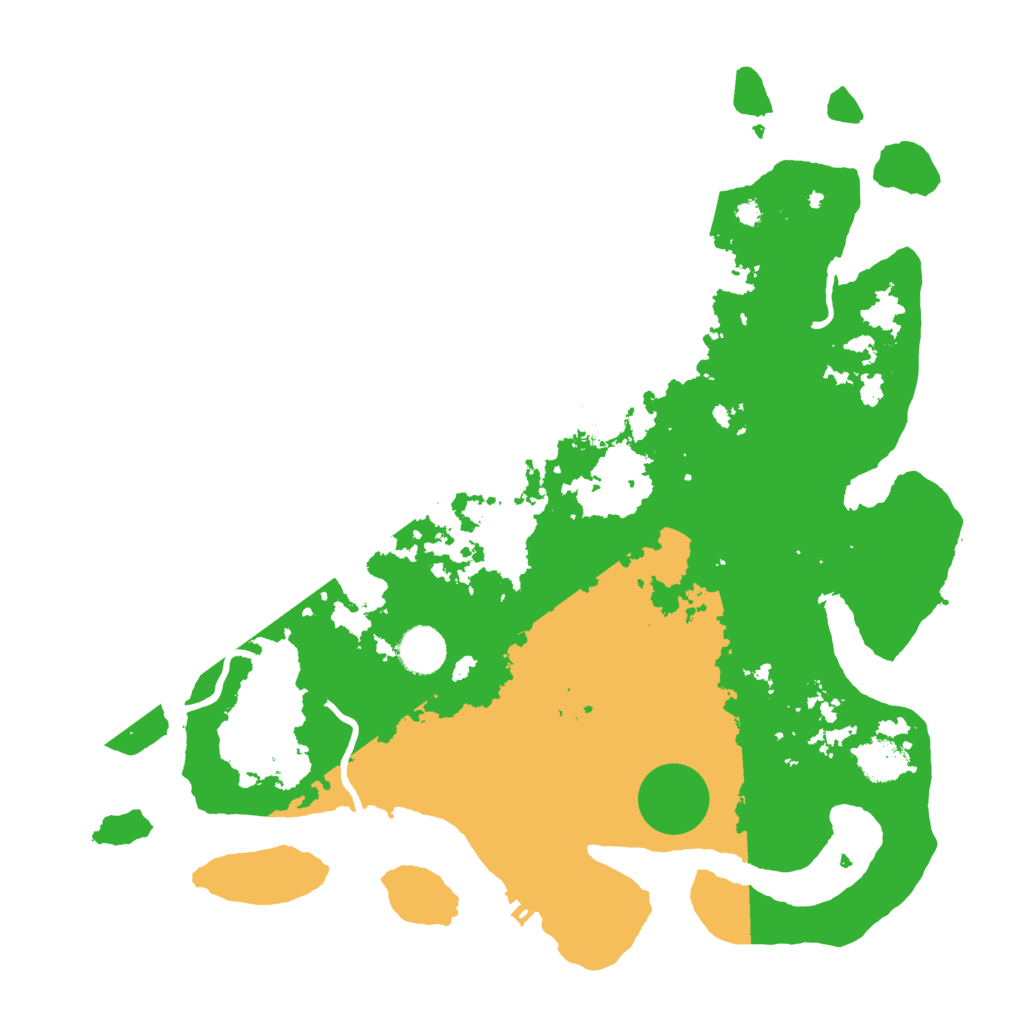 Biome Rust Map: Procedural Map, Size: 3800, Seed: 87361289