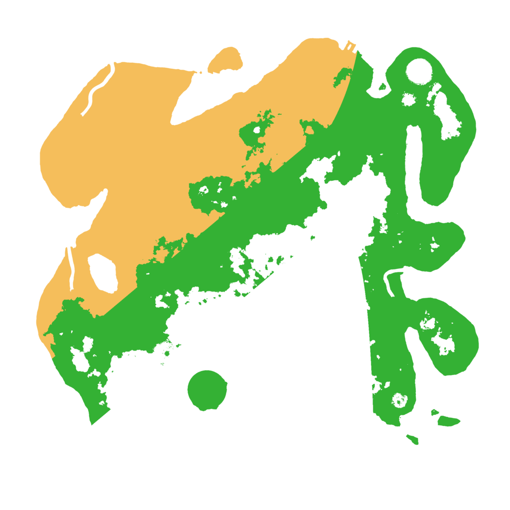 Biome Rust Map: Procedural Map, Size: 3500, Seed: 75452