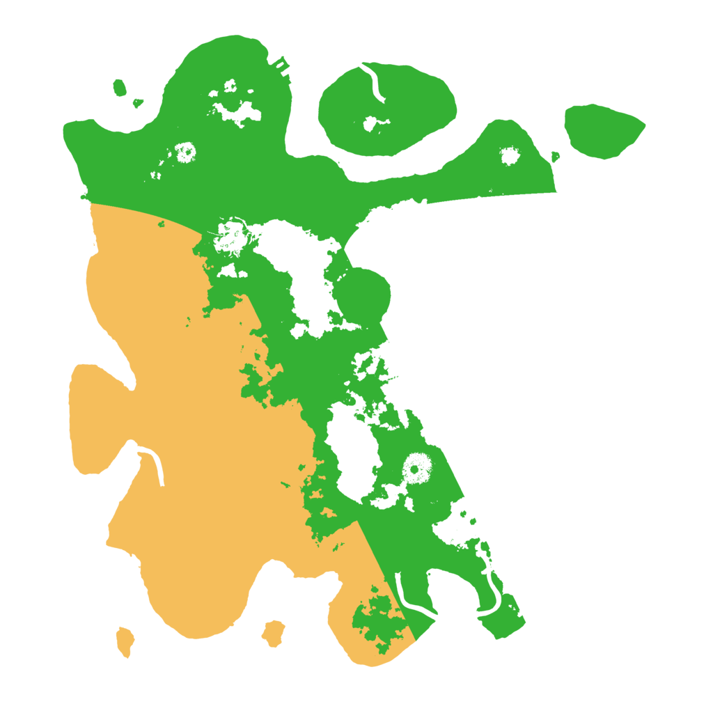 Biome Rust Map: Procedural Map, Size: 3500, Seed: 1017937096