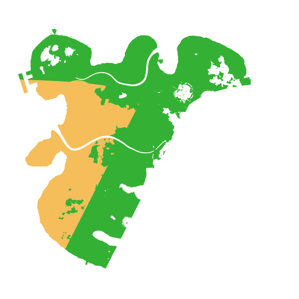 Biome Rust Map: Procedural Map, Size: 3000, Seed: 325866