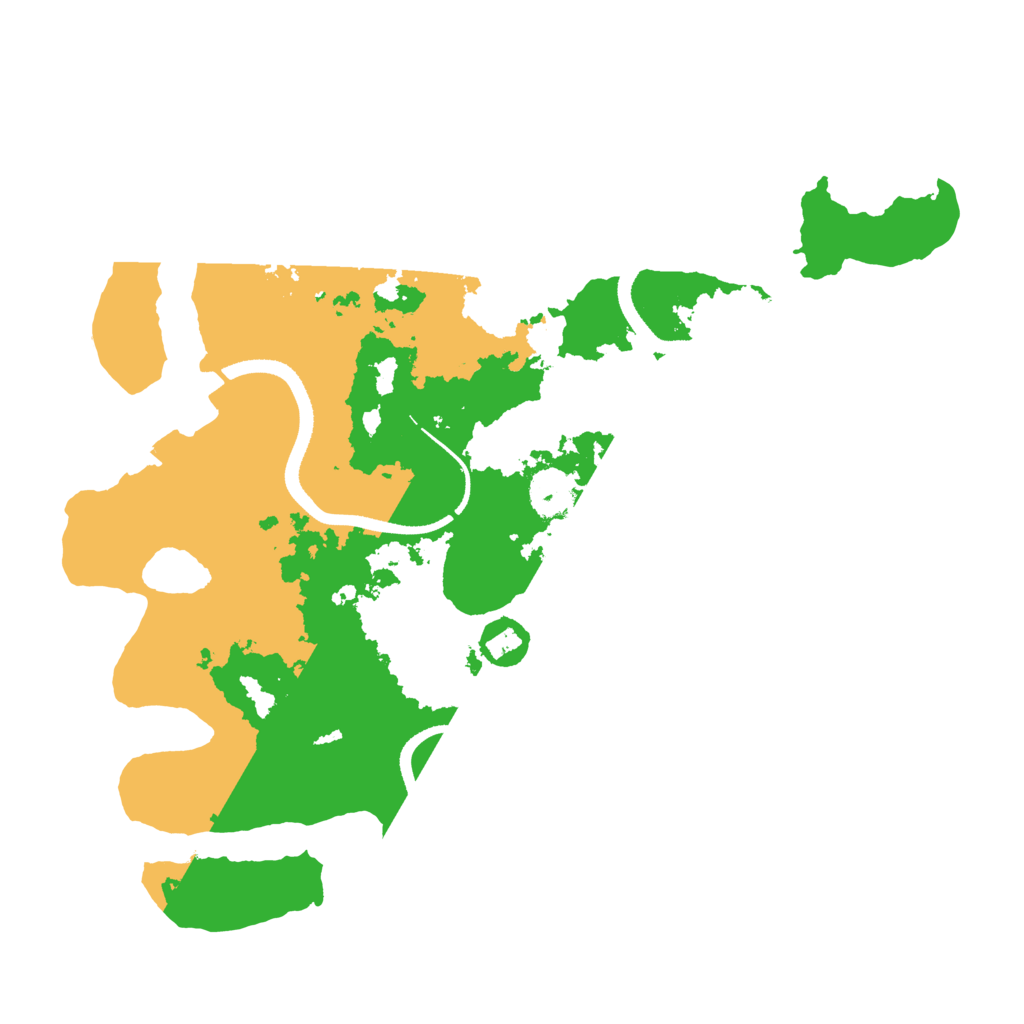 Biome Rust Map: Procedural Map, Size: 3400, Seed: 763350
