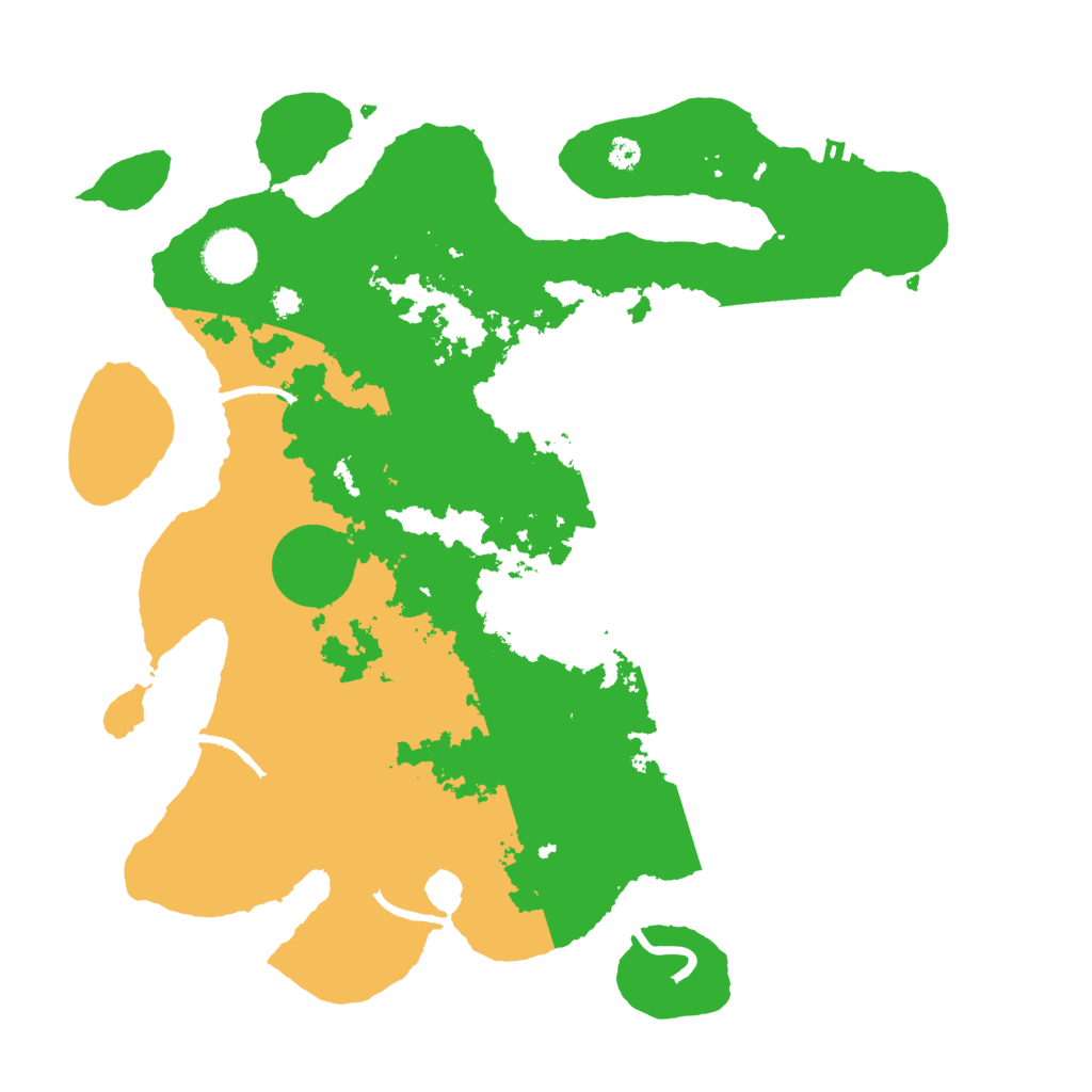 Biome Rust Map: Procedural Map, Size: 3500, Seed: 24520314
