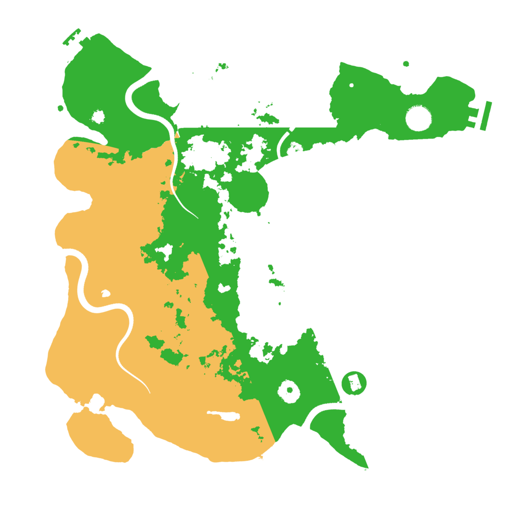 Biome Rust Map: Procedural Map, Size: 3500, Seed: 59187303