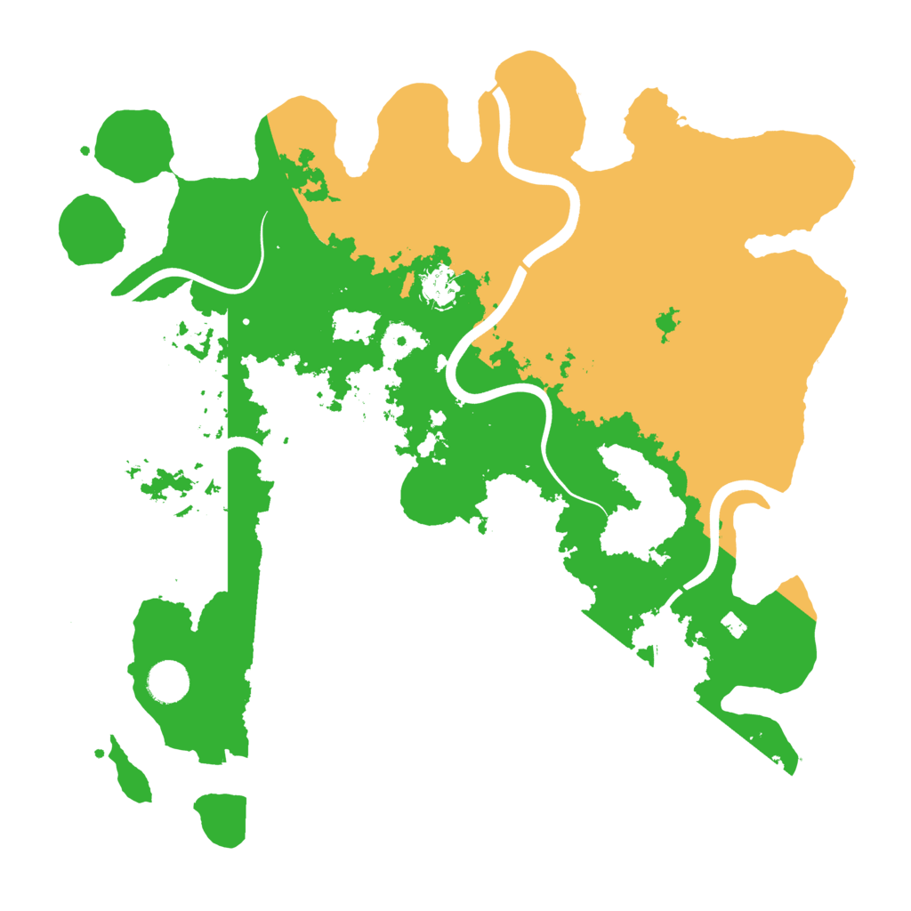 Biome Rust Map: Procedural Map, Size: 3900, Seed: 98388178