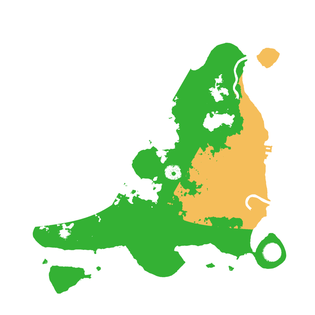Biome Rust Map: Procedural Map, Size: 3000, Seed: 768014546