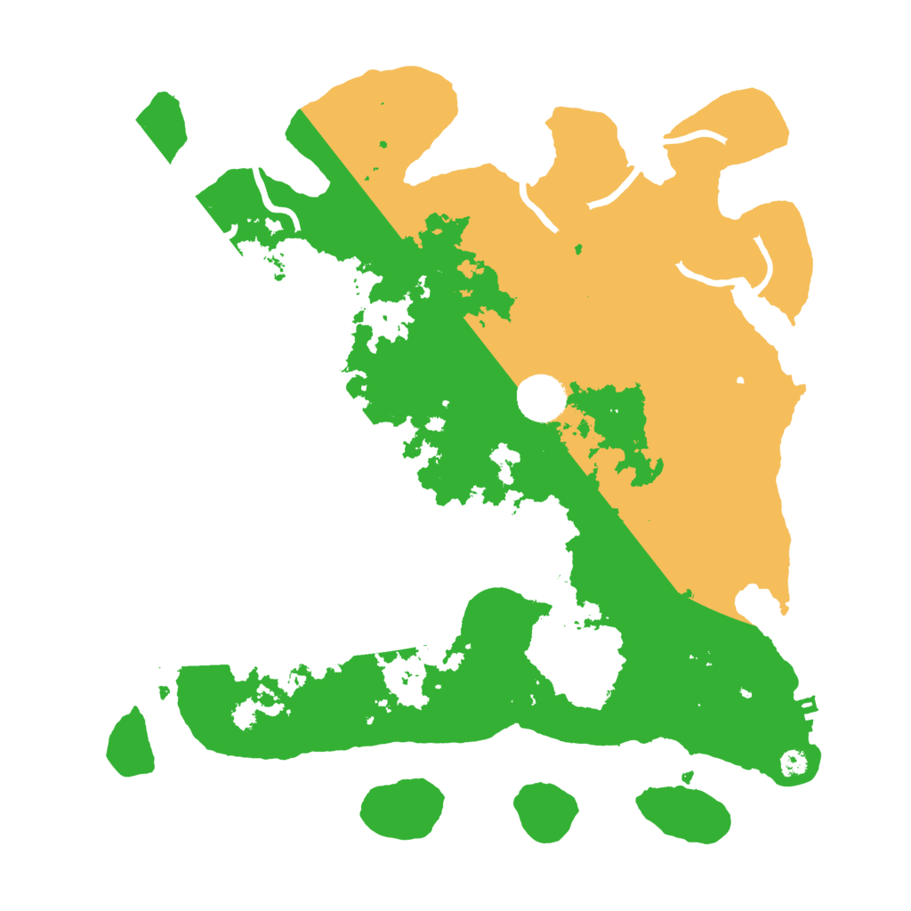 Biome Rust Map: Procedural Map, Size: 3500, Seed: 1764743254