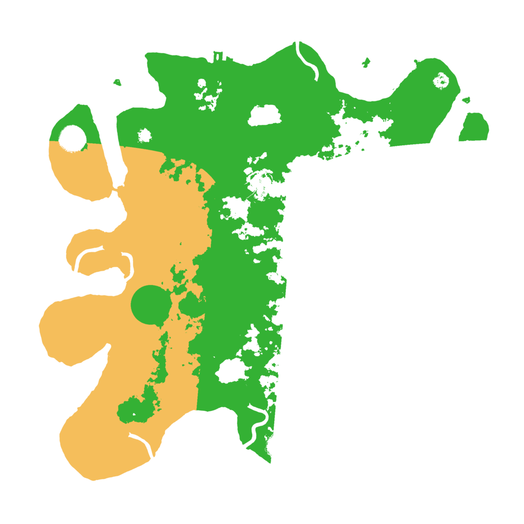 Biome Rust Map: Procedural Map, Size: 3500, Seed: 93807056