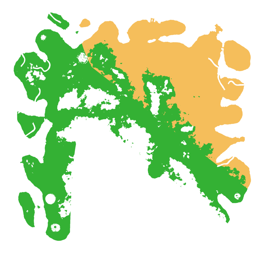 Biome Rust Map: Procedural Map, Size: 4500, Seed: 1037959613