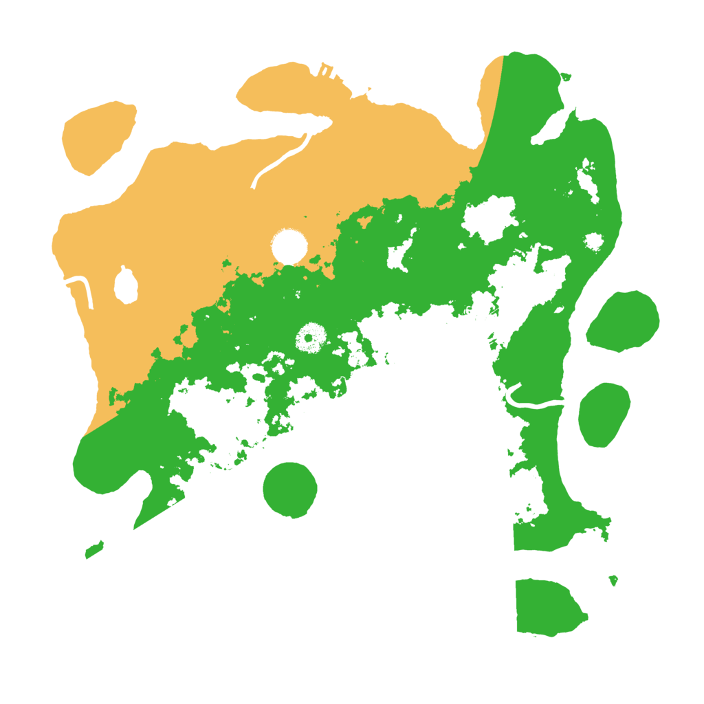 Biome Rust Map: Procedural Map, Size: 3500, Seed: 1219061014