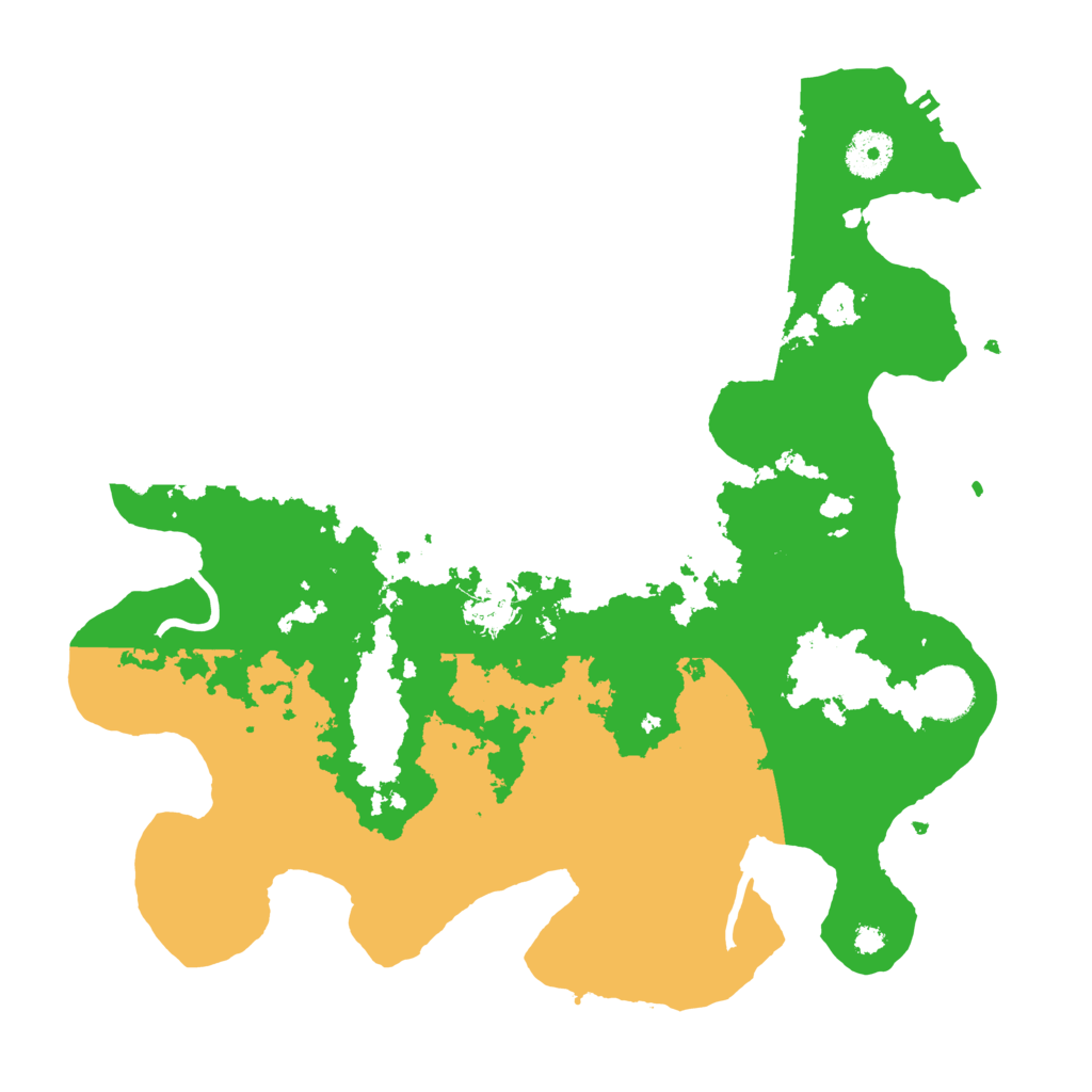 Biome Rust Map: Procedural Map, Size: 3500, Seed: 27952