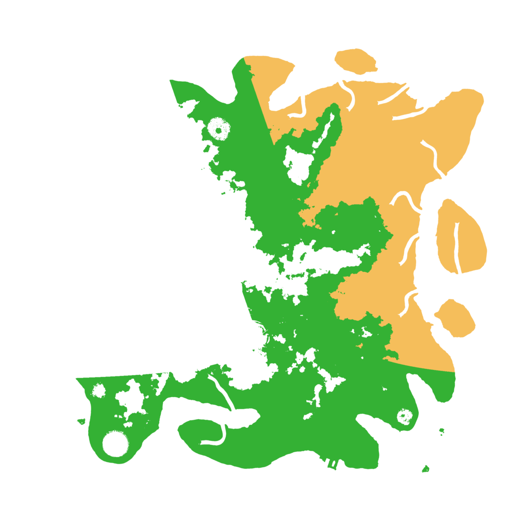 Biome Rust Map: Procedural Map, Size: 3500, Seed: 48247423