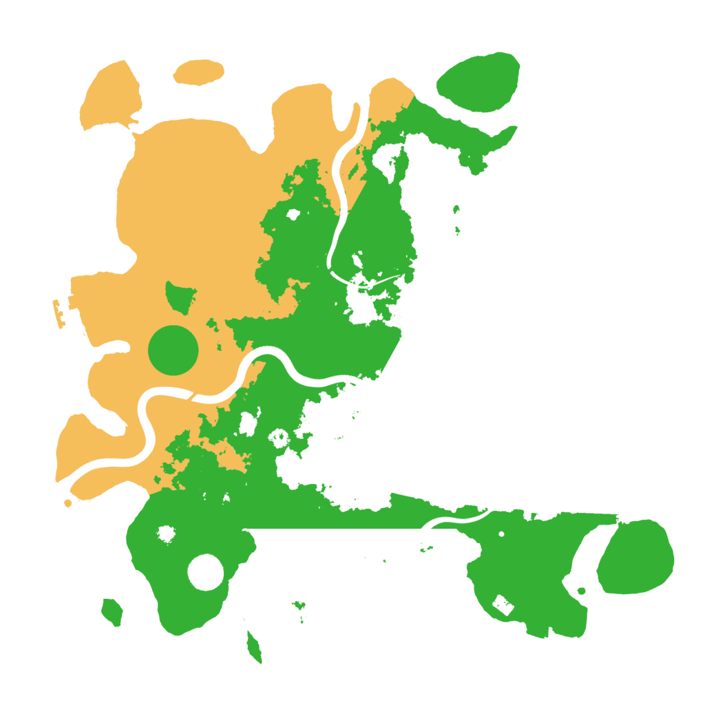 Biome Rust Map: Procedural Map, Size: 3700, Seed: 788762746