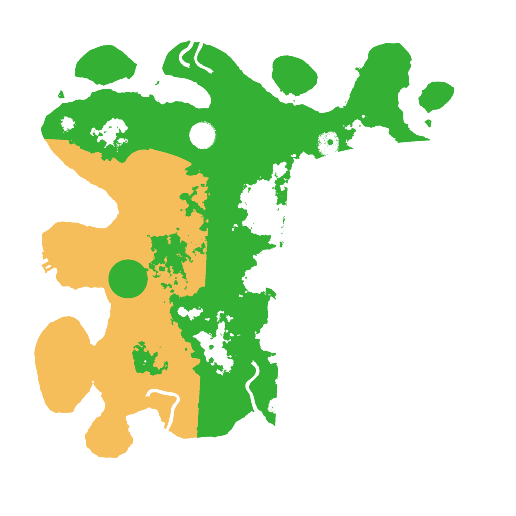 Biome Rust Map: Procedural Map, Size: 3500, Seed: 76324825